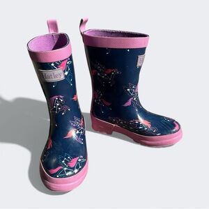 Hatley Kids Pegasus Constellations Rain Boots Size 9 - Waterproof